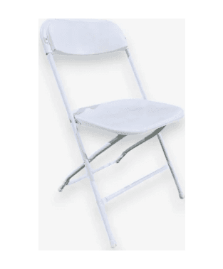 White Folding Chair Heavy Duty